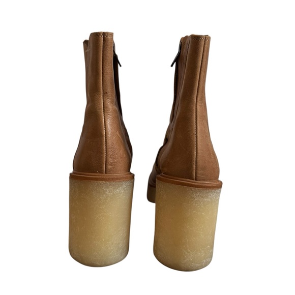 Free People James Chelsea Heeled Boots in Tan Leather size 39 EUC - Picture 5 of 8